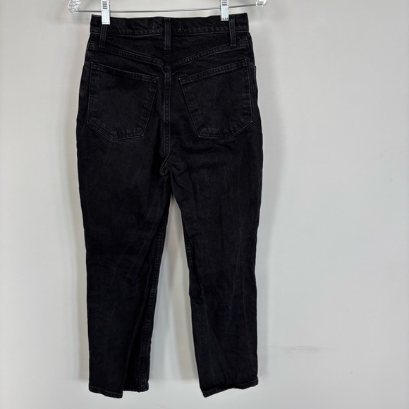 Abercrombie‎ & Fitch The 90s Straight Ultra High Rise Black Jeans Size 26 - Picture 3 of 4